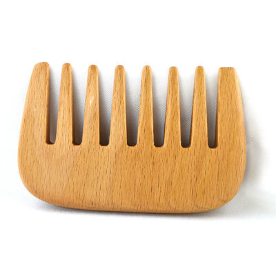 Warmbruine houten beuk houten borstel baard kam zakkammen vrouwen haarborstel houten haarborstel kam voor massagetools