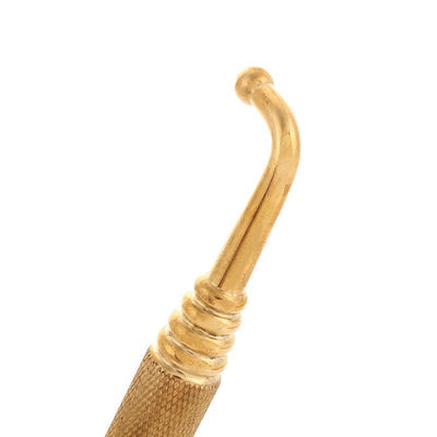 Massagetools Goud/Zilver Dubbelkop Pen Koper Oor en Lichaam Punt Probe Acupoint Messing Zoek Gezichtsreflexologie Pen