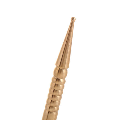 Massagetools Goud/Zilver Dubbelkop Pen Koper Oor en Lichaam Punt Probe Acupoint Messing Zoek Gezichtsreflexologie Pen