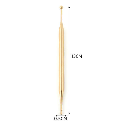 2024 Guasha Metal Point Massage Stick Voor Body Massage Acupressure Press Massager Koperen Acupoint GuaSha Guasha Pen