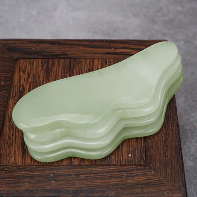 Huidstrenger Lifting Verwijderen rimpels Natuurlijke Xiuyan Jade Gua Sha Schrapen Massage Board Custom Logo 2024 Beste Product
