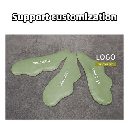 Huidstrenger Lifting Verwijderen rimpels Natuurlijke Xiuyan Jade Gua Sha Schrapen Massage Board Custom Logo 2024 Beste Product