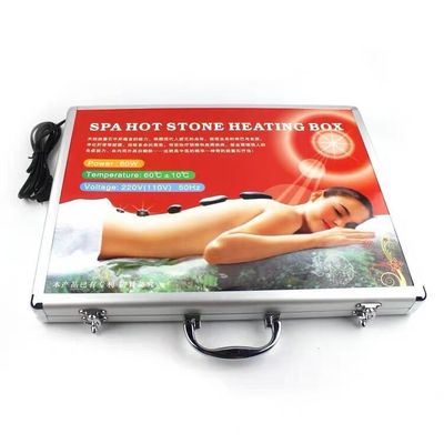 Body Massage Spa Essential 22-Piece Bian Stone Energy Stone Set met automatische thermostatische warme compressie en Guasha gereedschappen