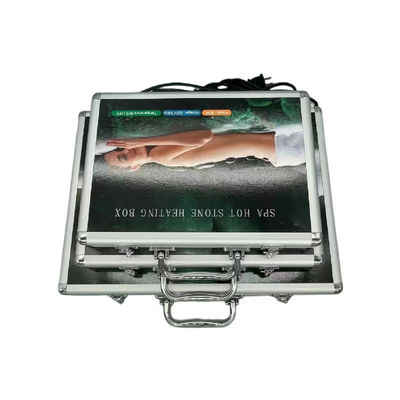 Body Massage Spa Essential 22-Piece Bian Stone Energy Stone Set met automatische thermostatische warme compressie en Guasha gereedschappen