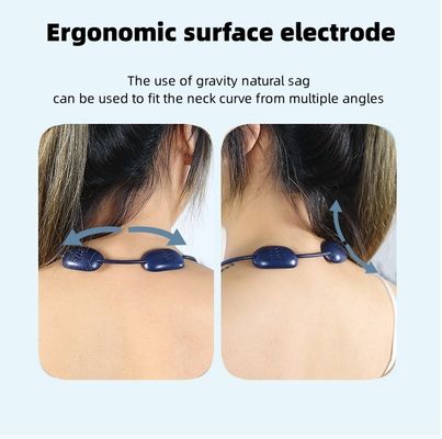 Massage Area 2024 Smart Electric Pulse Mini Neckband Therapy Massager voor nekbescherming en aangepast logo beschikbaar