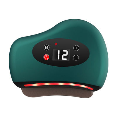 Lichaamsmassageapparatuur Intelligente gezichtsmassage Bianstone massage naald steen elektrisch schrapen instrument met warm kompres