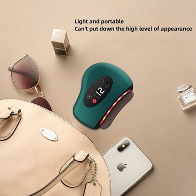 Lichaamsmassage Groene elektrische Guasha Schraper Massager voor fysiotherapie Gezondheidszorg Dredge Meridian Behandeling Relax Tool