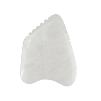 Lichaamsmassage Gua Sha Gezichtsschraapbord Wit Jade Steen Guasha Gereedschap voor Gezicht en SPA Acupunctuur Massage Apparatuur