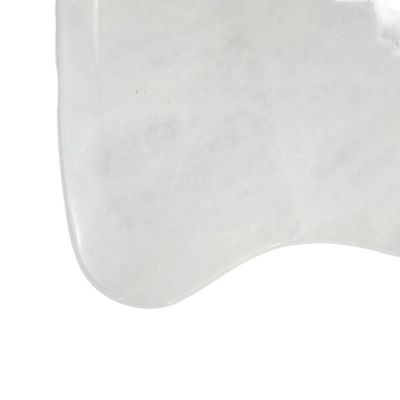 Lichaamsmassage Gua Sha Gezichtsschraapbord Wit Jade Steen Guasha Gereedschap voor Gezicht en SPA Acupunctuur Massage Apparatuur