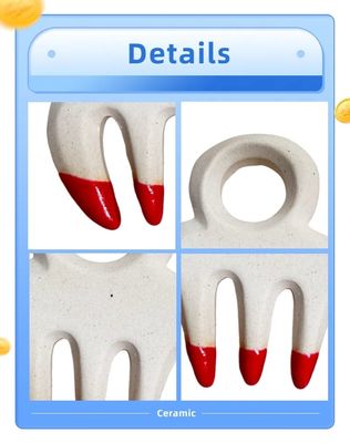 Gepersonaliseerd logo beschikbaard Keramische Gua Sha voor gezichtsmassage en spierrelaxatietherapie