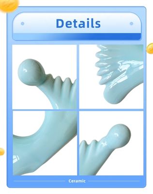 Spiermassage Keramische Gua Sha Board Anti Cellulitis Therapy Machine voor blauwe gezichtsmassage gereedschappen