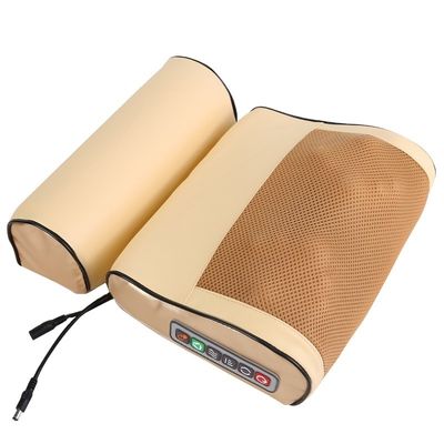 2023 Design Body Massage Shiastu Vibrating Heating Electric Back Massager Kussen Met Warmte Infrarood Fysiotherapie Functie