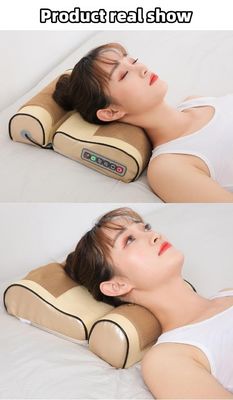 2023 Design Body Massage Shiastu Vibrating Heating Electric Back Massager Kussen Met Warmte Infrarood Fysiotherapie Functie