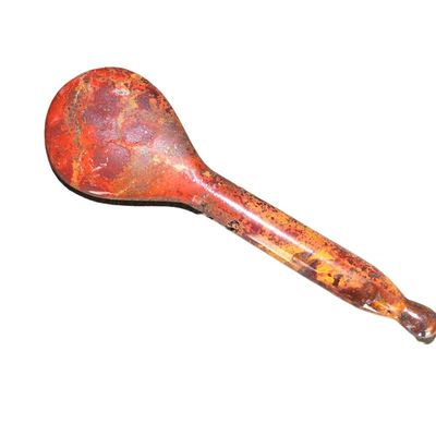 Rode Mookaite Jade Gua Sha Stick voor handgehouden gezichtsmassage en Reflexologie Steenmassage