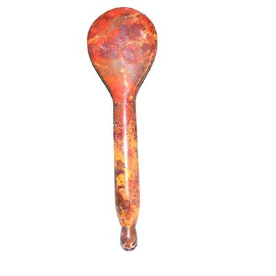 Rode Mookaite Jade Gua Sha Stick voor handgehouden gezichtsmassage en Reflexologie Steenmassage