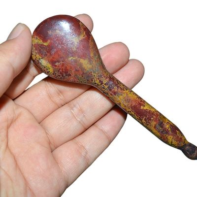 Rode Mookaite Jade Gua Sha Stick voor handgehouden gezichtsmassage en Reflexologie Steenmassage