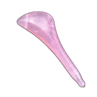 Lichaamsmassagetool Roze kwarts Gua Sha Pen Beschikbaar logo voor acupunctuurstok voor gezicht en ogen