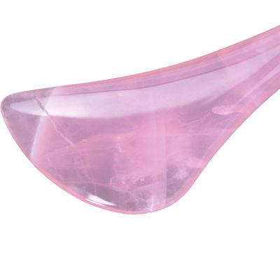 Lichaamsmassagetool Roze kwarts Gua Sha Pen Beschikbaar logo voor acupunctuurstok voor gezicht en ogen