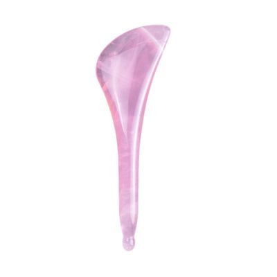 Lichaamsmassagetool Roze kwarts Gua Sha Pen Beschikbaar logo voor acupunctuurstok voor gezicht en ogen