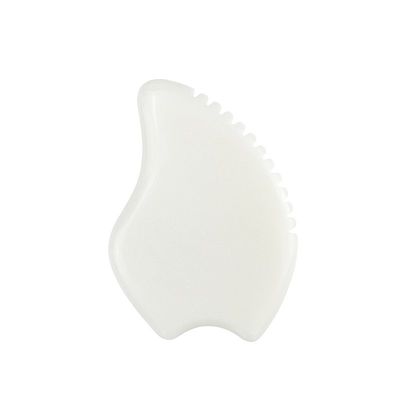 Massageapparatuur Bestseller Gepersonaliseerde witte jade gezichtsmassage Guasha gereedschap voor het gezicht Jade steen massage Gua Sha Board