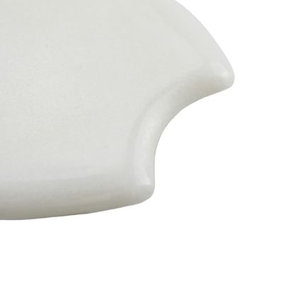 Huidverzorging schoonheidssalon gereedschap Natuurlijke witte jade steen Gua Sha schraapplank voor lichaamsmassage therapie