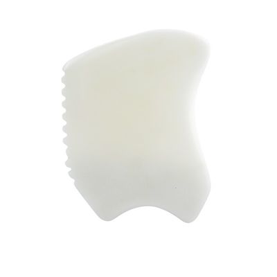 Lichaamsmassage gereedschap met natuurlijke witte jade steen gua sha schraapplank guasha facial spa huidverzorging schoonheidssalon