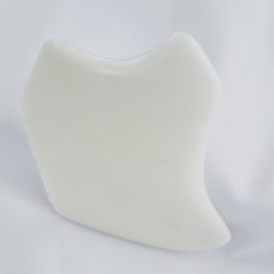 Lichaamsmassage gereedschap met natuurlijke witte jade steen gua sha schraapplank guasha facial spa huidverzorging schoonheidssalon