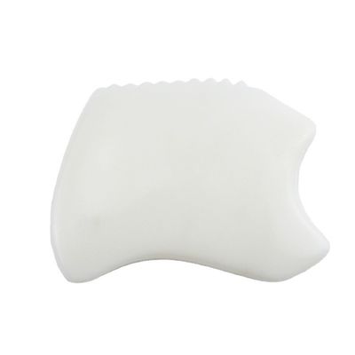 Lichaamsmassage nieuwste stijl Pure Natural White Jade Gezicht Anti-aging Gua Sha Board Edelsteen Huidverzorging Massage Jade Stone Guasha Tool