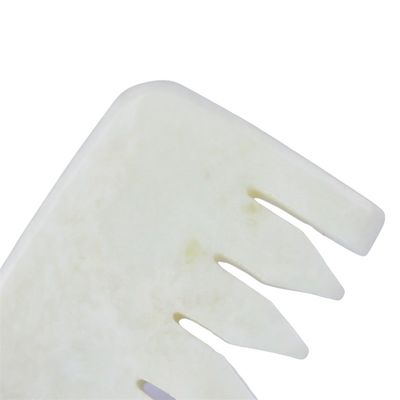 Xiuyan Jade Comb Median Scraping Massage Comb voor spiermassage en Natural Jade Stone Guasha Scalp Comb