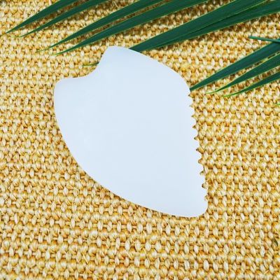 2024 Afghanistan White Jade Gua Sha Scraping Board Customized Logo beschikbaar voor spiermassage en huidverzorging