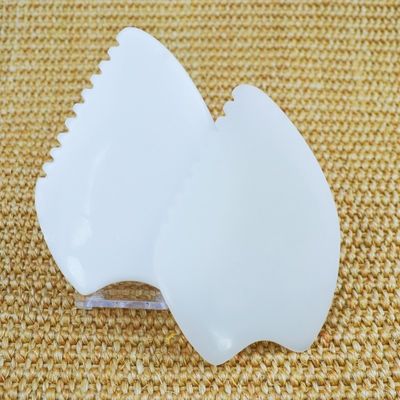 2024 Afghanistan White Jade Gua Sha Scraping Board Customized Logo beschikbaar voor spiermassage en huidverzorging