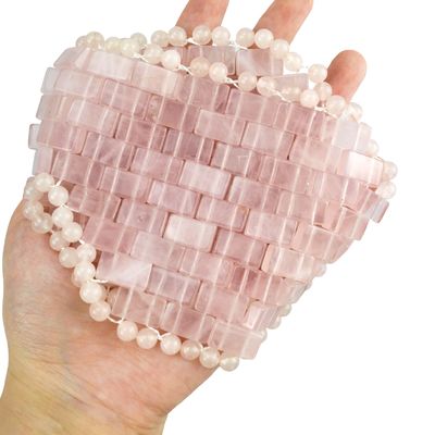 Rose Quartz Jade Mask Massager Customized Logo Availabled Beauty Tool voor huidverzorging Oogmassage