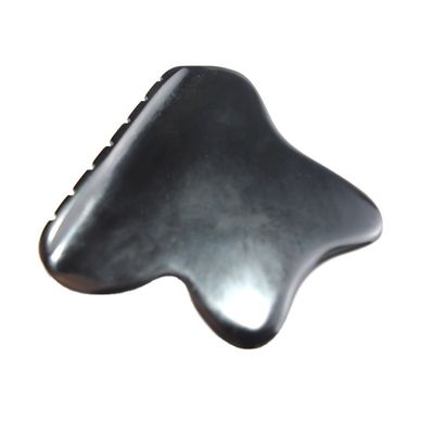 Body Massage Tool 2024 Trending Natural Black Bian Stone Gua Sha Schraapbord voor Verjongende Gezichts Spa