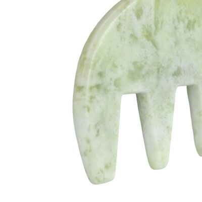 Spiermassage 100% natuurlijke Xiuyan Jade Gua Sha Schrapen Kam Guasha Stone Gezicht Body Spa Massage Huidverzorging Schoonheidstool