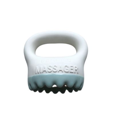 Lichaamsmassageapparatuur 2024 Wit keramisch Gua Sha Schrapen Massageborstel voor Scalp Kam Hoofdtherapie en Gezicht Schoonheid Tool