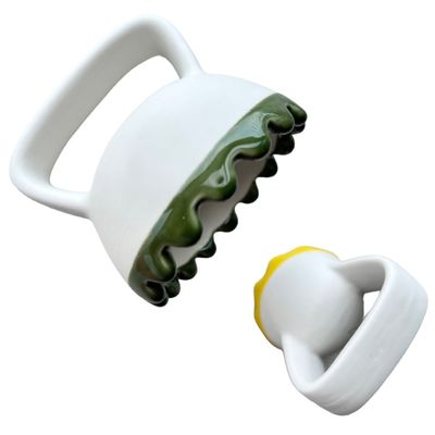 Gepersonaliseerd logo beschikbaar handheld gua sha gereedschap voor lichaamsmassage zelf huidverzorging nek en gezicht