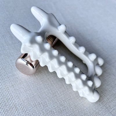 Gepersonaliseerd logo beschikbaar handheld keramische Gua Sha massagetool voor zelf huidverzorging gezondheidszorgproducten