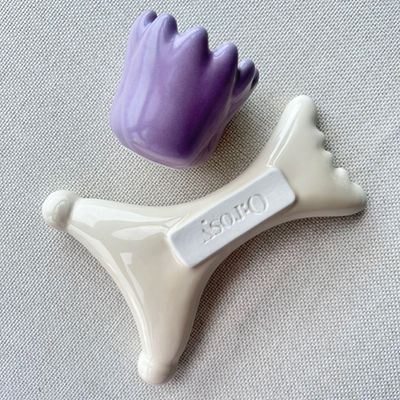 Gepersonaliseerd logo beschikbaar Body Muscles Massager Keramische Gua Sha Massage Tool voor zelf huidverzorging