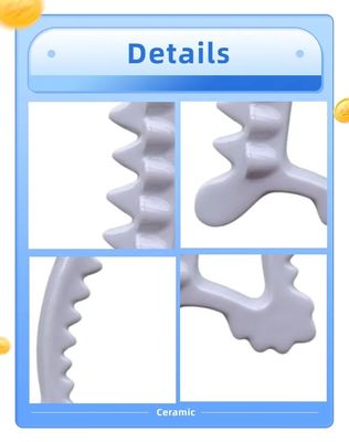 Gepersonaliseerde logo massagetools Microcrystalline keramische Gua Sha Schraper Tool voor het ontspannen van lichaam en gezicht