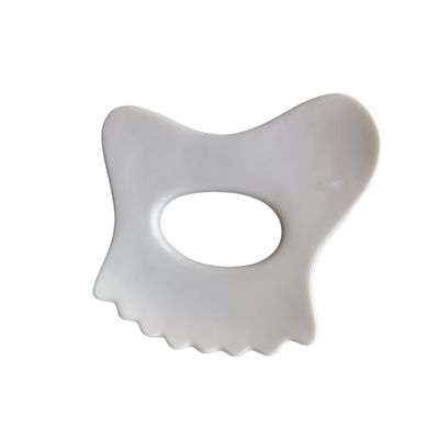 Gepersonaliseerd logo beschikbaard Mini Keramisch Gua Sha Massage Tool Lichaammassage voor nek Gezicht en huidverzorging Spa Gezichtslifting