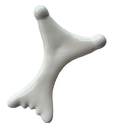 Lichaamsmassageapparatuur Wit keramisch Gua Sha Board Anti-cellulitis therapie voor gezichtsmassage