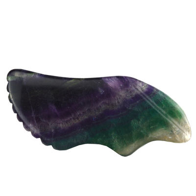 Lichaamsmassageapparatuur Topverkopende massagetools voor 2024 Regenboog Fluoride Gua Sha Stone Zelfverzorging van de huid en Spa Gezichtsbehandeling