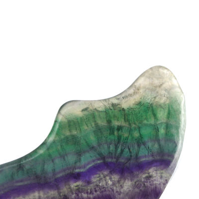 Lichaamsmassageapparatuur Topverkopende massagetools voor 2024 Regenboog Fluoride Gua Sha Stone Zelfverzorging van de huid en Spa Gezichtsbehandeling