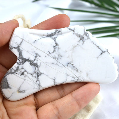 Body Healthcare Massage Equipment 2024 Howlite Gua Sha Scraping Board voor schoonheidstool