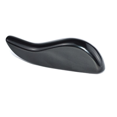 Zwarte natuurlijke streep Obsidian Gua Sha Steen voor lichaamsmassage en gezichtsslimming Professionele hulpmiddel