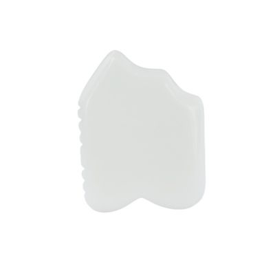 Eigenschappen Lichaamsmassageapparatuur Natuurlijke witte jade witte steen Gua Sha Schrapen Gereedschap voor lichaamsgezondheid Massage