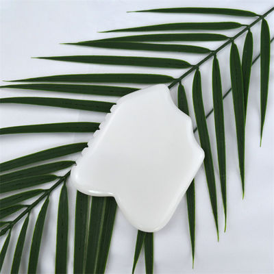 Eigenschappen Lichaamsmassageapparatuur Natuurlijke witte jade witte steen Gua Sha Schrapen Gereedschap voor lichaamsgezondheid Massage