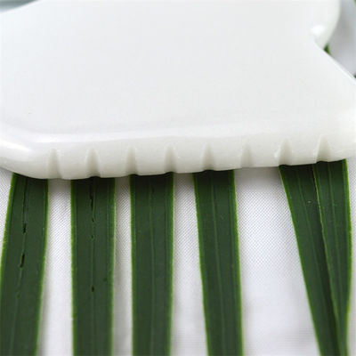 Eigenschappen Lichaamsmassageapparatuur Natuurlijke witte jade witte steen Gua Sha Schrapen Gereedschap voor lichaamsgezondheid Massage