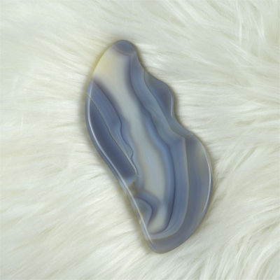 Body Massage Stone White Agate Gua Sha Scraping Board voor zelfverzorging en volledige lichaam ontspanning