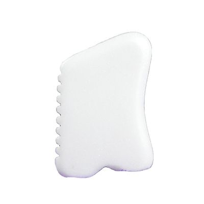 OEM Custom LOGO Witte Jade Gua Sha Stone Gezichtsmassageur Natuurlijke Jade Stone Guasha Schrapen Massage Tool voor gezicht en lichaam